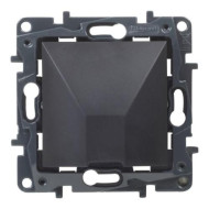 Вивід кабелю з фіксатором IP21, колір Чорний, NILOE STEP 863529