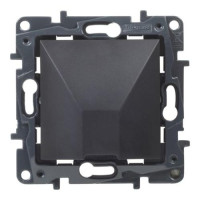 Вивід кабелю з фіксатором IP21, колір Чорний, NILOE STEP 863529