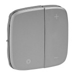 Накладка світлорегулятора нажимного, Алюміній, Valena ALLURE 752087