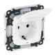 Розетка 2К+З зі шторками IP44 Білий,Valena ALLURE,755204