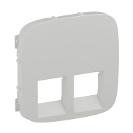 Лицьова панель розетки RJ11+RJ45 Білий,Valena ALLURE,755425