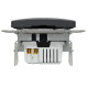 Розетка USB Sedna Design & Elements, тип A+C, 3 A, 21 Вт, чорний, SDD114405