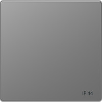 Клавіша IP44 до 1-клавішних вимикачів, Нержавіючая сталь, пластик, D-Life Merten MTN3304-6036