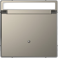 Накладка з карткою-ключем, Нікель, метал, D-Life Merten MTN3854-6050