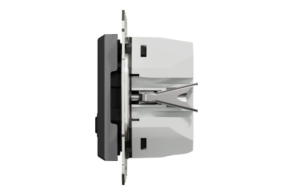 USB розетка А+С, 3 А, 45 Вт, антрацит, EPH2700471