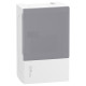 Щит MINI PRAGMA 1ряд/4 модуля, навісний, димчасті дверцята Schneider Electric MIP12104T