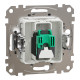 Комп'ютерна розетка RJ45, кат. 5e, неекр. UTP, Алюміній, Sedna Design SDD113451