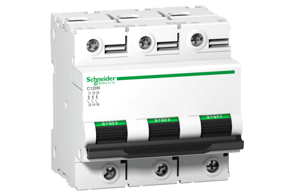 Автоматичний вимикач C120N 3P 63A B Schneider Electric A9N18348