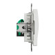 Комп'ютерна розетка RJ45, кат. 5e, неекр. UTP, Білий, Sedna Design SDD111451