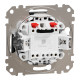 Вимикач для жалюзі 10А-250В, Чорний, Sedna Design SDD114104
