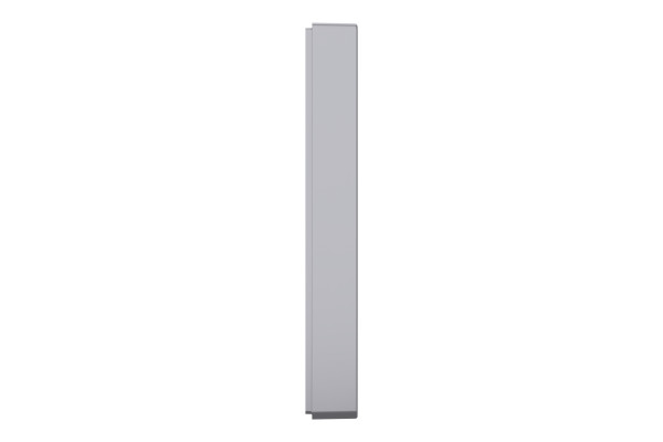 Рамка 1 постова, Нержавіючая сталь, пластик, D-Life Merten MTN4010-6536