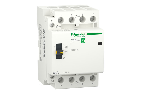 Контактор 3P+N 40A 4NO ~230В/50Гц, Resi9 Schneider Electric R9C20440