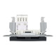 Розетка комп'ютерна, RJ45, кат.5е, STP, Антрацит, Asfora, EPH5000171
