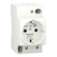 Розетка Acti9 DIN iPC, 2P+E, 16A, 250В змінного струму