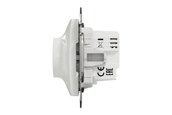 Світлорегулятор поворотний LED, 230В, 100Вт, Білий, Sedna Design SDD111502