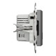 Розетка USB, 2 виходи, тип А+С 2,4А, Антрацит, Asfora EPH2700371