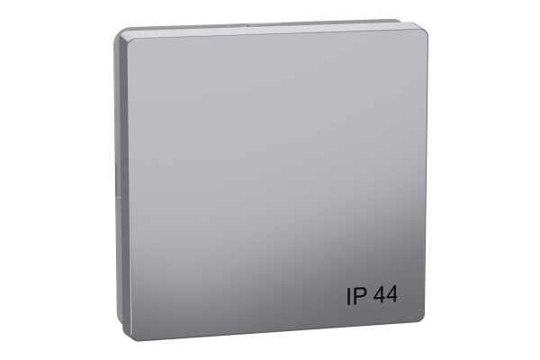 Клавіша IP44 до 1-клавішних вимикачів, Нержавіючая сталь, пластик, D-Life Merten MTN3304-6036