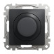 Світлорегулятор поворотний LED, 230В, 100Вт, Чорний, Sedna Design SDD114502