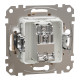 Розетка TV кінцева, 4дБ, Бежевий, Sedna Design SDD112471