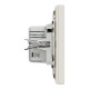 Розетка USB, 2 виходи, тип А+С 2,4А, Кремовий, Asfora EPH2700323