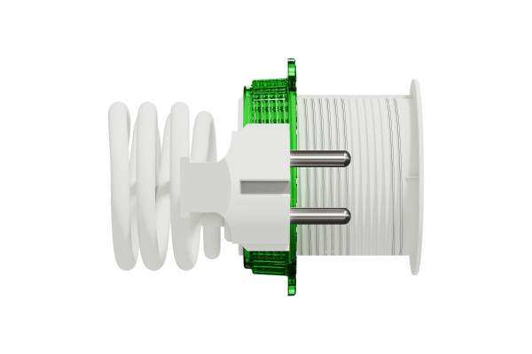 Розетка в стіл 220в з USB тип А, білий, Schneider Electric INS44004