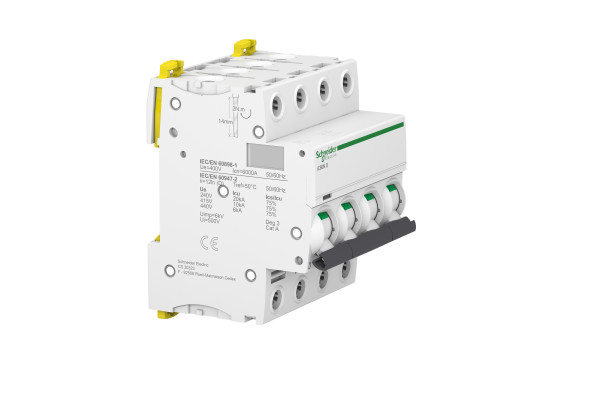 Автоматичний вимикач iC60N 4P 6A D Schneider Electric A9F75406