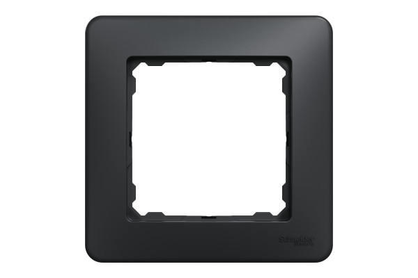 Рамка 1-постова, Чорний, Sedna Design SDD314801