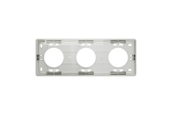 Коробка наружна 3-постова, білий, Unica NEW NU800618