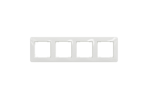 Рамка 4-постова, Білий, Sedna Design SDD311804