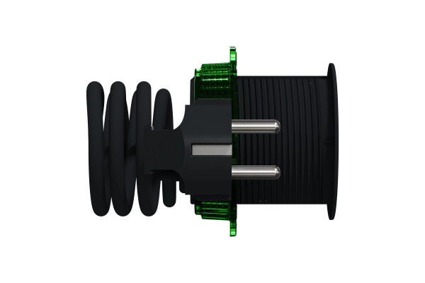 Розетка в стіл 220в з USB тип А, антрацит, Schneider Electric INS44005
