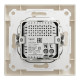 Розетка USB, 2 виходи, тип А+С 2,4А, Кремовий, Asfora EPH2700323