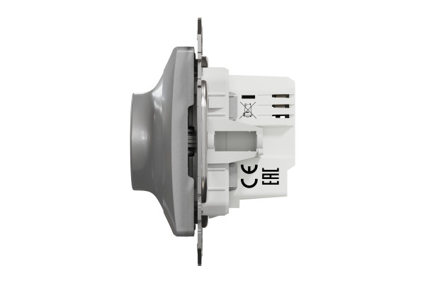 Світлорегулятор поворотний LED, 230В, 100Вт, Алюміній, Sedna Design SDD113502