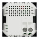 Розетка USB 2.0 зарядна подвійна, 2.4А,  A+C, 2 модуля, антрацит, Unica NEW NU301854