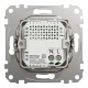 Розетка USB подвійна А+C, 2.4А, 230В, Бежевий, Sedna Design SDD112402