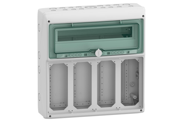 Щит MUREVA для промислових роз'ємів на 63А, 460х448х160, 18+1мод. Schneider Electric 13188