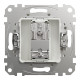 Розетка TV кінцева, 4дБ, Білий, Sedna Design SDD111471