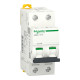 Автоматичний вимикач iC60N 2P 1A D Schneider Electric A9F75201