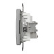 Розетка TV кінцева, 4дБ, Алюміній, Sedna Design SDD113471
