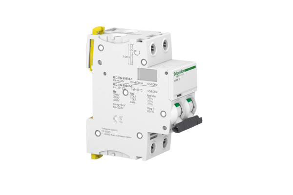 Автоматичний вимикач iC60N 2P 16A D Schneider Electric A9F75216
