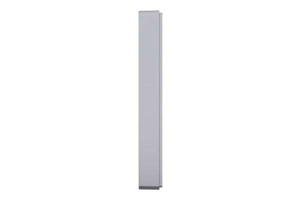 Рамка 1 постова, Нержавіючая сталь, пластик, D-Life Merten MTN4010-6536