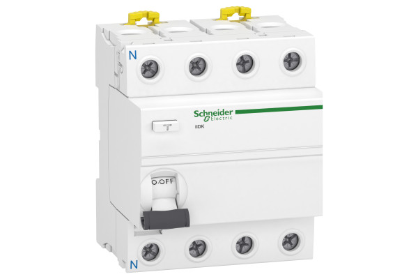ПЗВ Диф. вимикач навантаження iID K 4P 63A 30мА AC Schneider Electric A9R70463