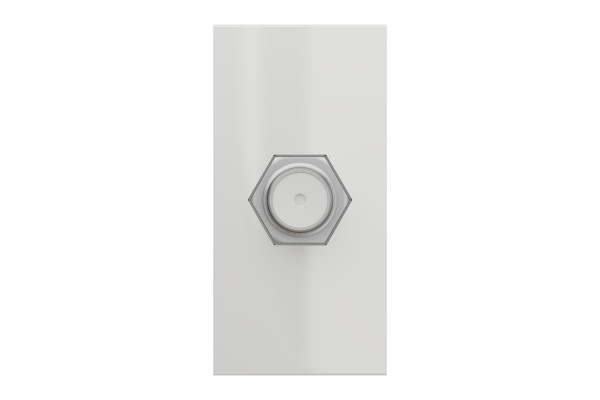 Розетка Coaxial F-type, 1 модуль біл, NU346818