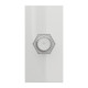 Розетка Coaxial F-type, 1 модуль біл, NU346818