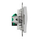 Комп'ютерна розетка RJ45, кат. 5e, неекр. UTP, Алюміній, Sedna Design SDD113451