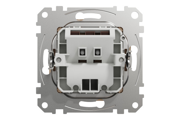 Розетка кабельна, 25А-250В, Бежевий, Sedna Design SDD112903