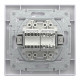 РОЗЕТКА КОМП'ЮТЕРНА RJ45 КАТ. 5Е І ТЕЛЕФОННА РОЗЕТКА RJ12 БІЛА ASFORA, EPH4900121