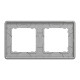 Рамка 2-постова, Біле скло, Sedna Elements SDD360802