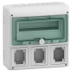 Щит MUREVA для промислових роз'ємів, 335х340х160, 12+1мод. Schneider Electric 13180