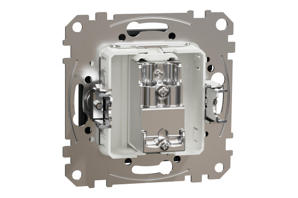 Розетка TV кінцева, 4дБ, Чорний, Sedna Design SDD114471