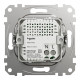 Розетка USB подвійна А+С, 2.4А, 230В, Білий, Sedna Design SDD111402